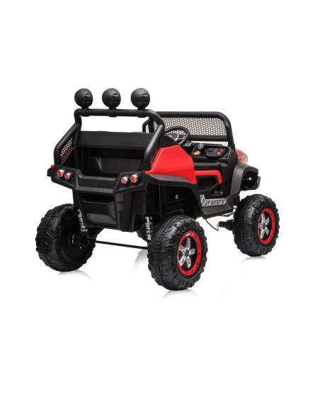 Eлектрически джипMercedes UNIMOG червенEVA,кожена