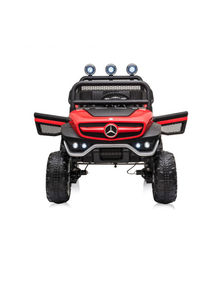 Eлектрически джипMercedes UNIMOG червенEVA,кожена