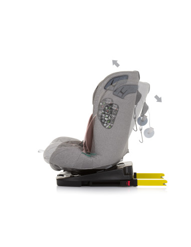 Столче за кола360 I-size40-150 X FACTORфламинго