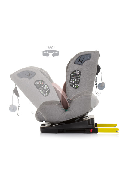 Столче за кола360 I-size40-150 X FACTORфламинго