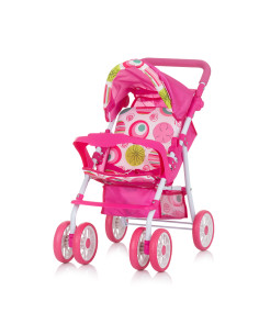 Количка за кукли "Доли" шарена