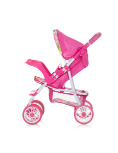Количка за кукли "Доли" шарена 2