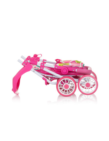 Количка за кукли "Доли" шарена