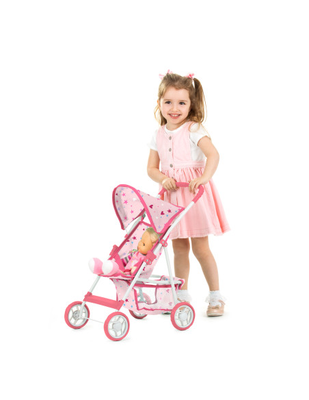 Количка за кукли "Алис" звездички
