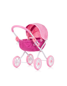 Количка за кукли "Дейзи" розов лен