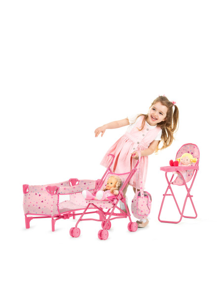 Комплект за кукли 3 в 1 "Трикси" звездич