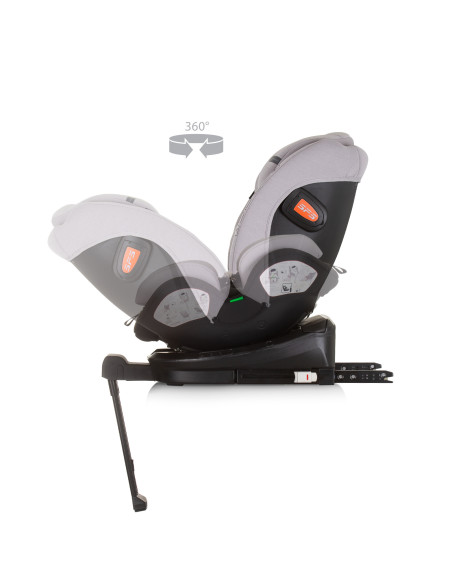 Столче за кола 360 I-size 40-150 ТОРИНО пепелно