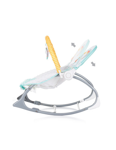 Музикален шезлонг "Melody"зелен