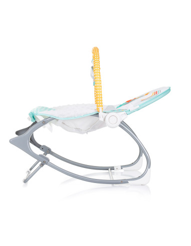 Музикален шезлонг "Melody"зелен