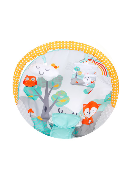 Музикален шезлонг "Melody"зелен