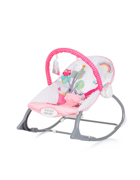 Музикален шезлонг "Melody"розов