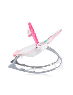 Музикален шезлонг "Melody"розов 2