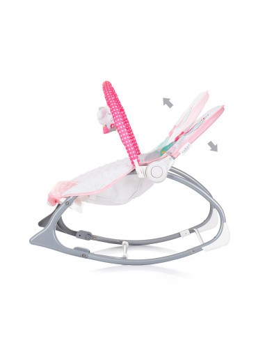 Музикален шезлонг "Melody"розов