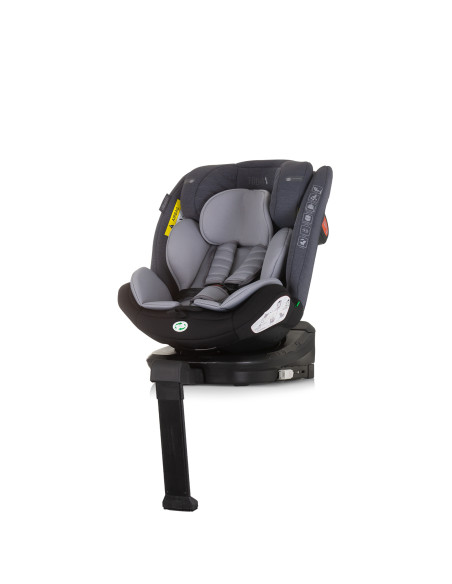 Столче за кола 360 I-size 40-150 ТОРИНО сиво ми