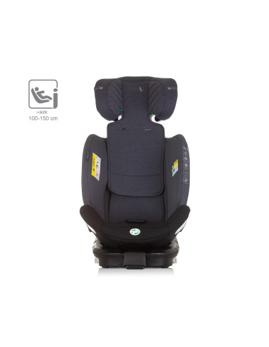 Столче за кола 360 I-size 40-150 ТОРИНО сиво ми