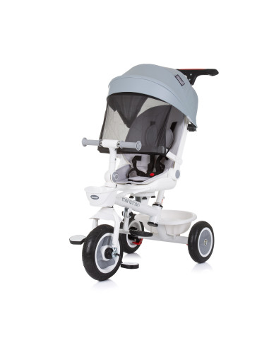 Триколка със сенник Маратон пепелно сиво