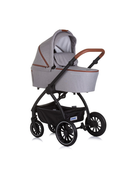 Детска количка 3 в1"Престиж"облачно сиво