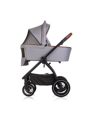 Детска количка 3 в1"Престиж"облачно сиво