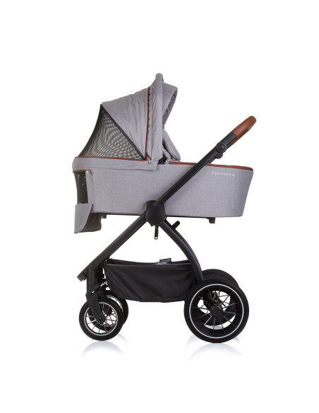 Детска количка 3 в1"Престиж"облачно сиво