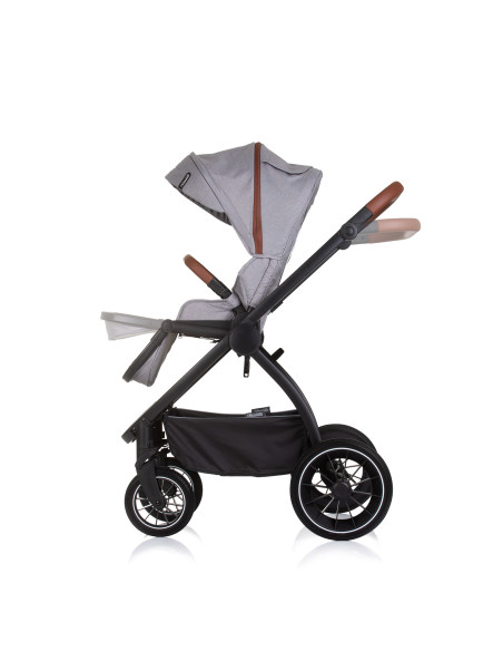 Детска количка 3 в1"Престиж"облачно сиво