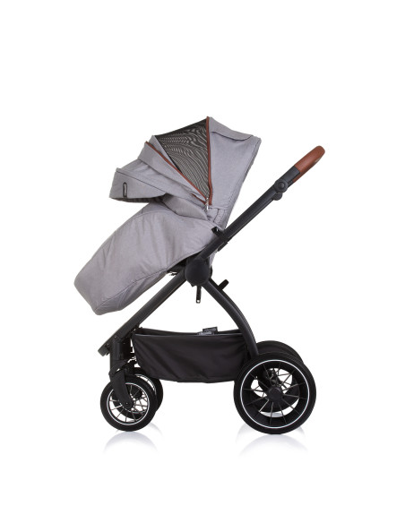 Детска количка 3 в1"Престиж"облачно сиво