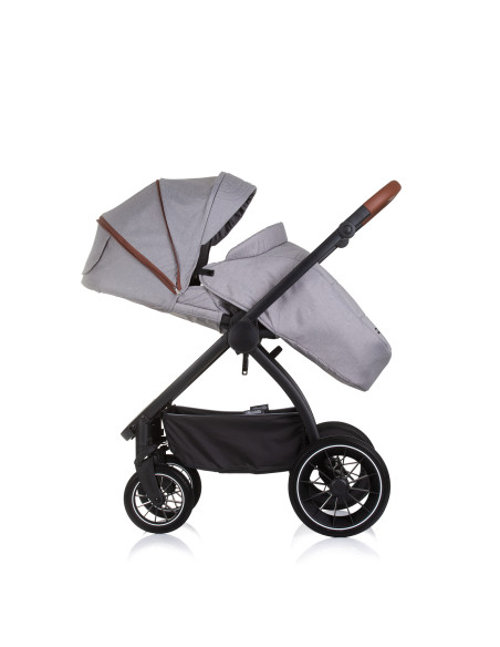 Детска количка 3 в1"Престиж"облачно сиво