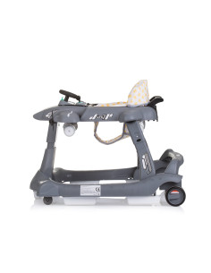 Детска проходилка 3 в1"Самолетче" сива 2