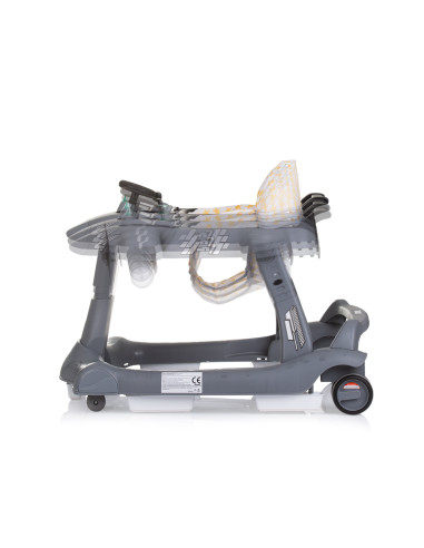 Детска проходилка 3 в1"Самолетче" сива