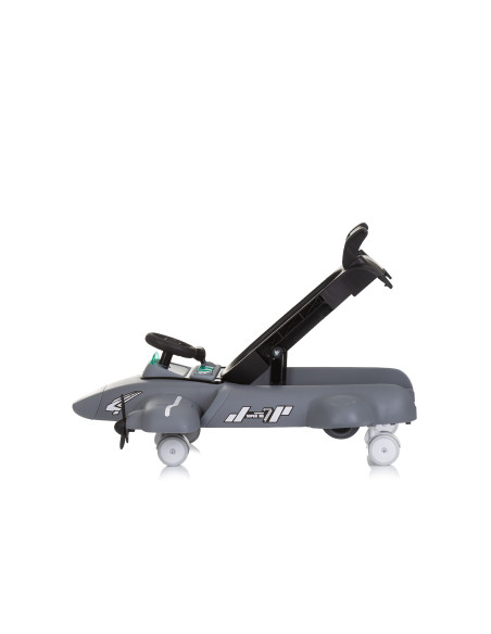 Детска проходилка 3 в1"Самолетче" сива