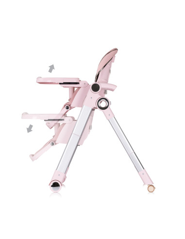 Столче за хранене/люлка SUPER CHEF розов