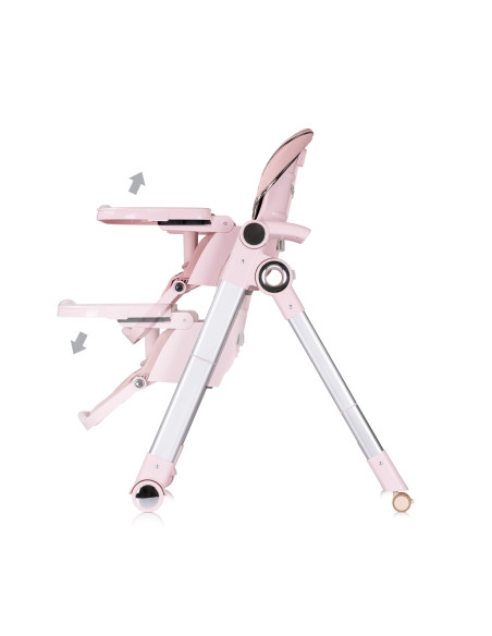 Столче за хранене/люлка SUPER CHEF розов