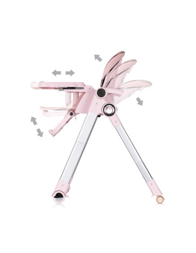 Столче за хранене/люлка SUPER CHEF розов