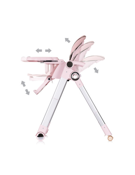 Столче за хранене/люлка SUPER CHEF розов