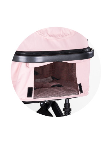 Детска количка "Аморе" розов маршмелоу