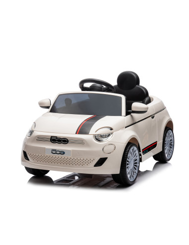 Електрическа кола FIAT 500 бяла