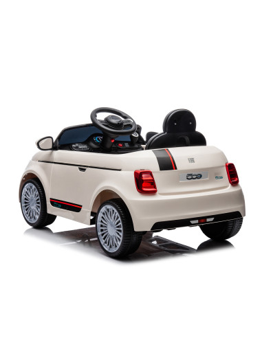 Електрическа кола FIAT 500 бяла