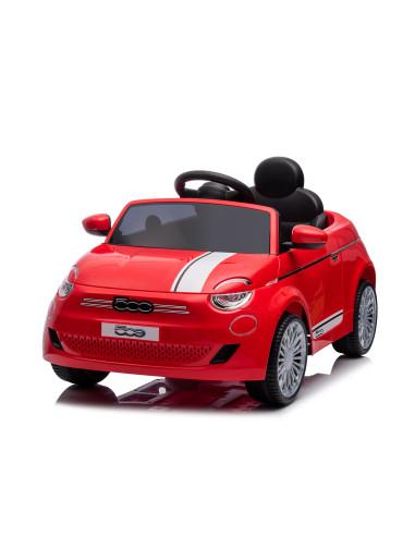 Електрическа кола FIAT 500 червена