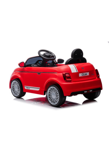 Електрическа кола FIAT 500 червена