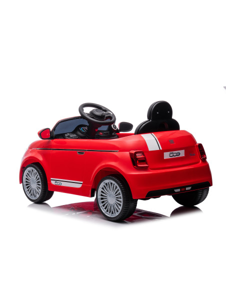 Електрическа кола FIAT 500 червена
