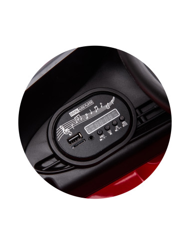 Електрическа кола FIAT 500 червена