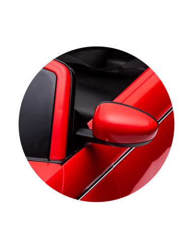 Електрическа кола FIAT 500 червена