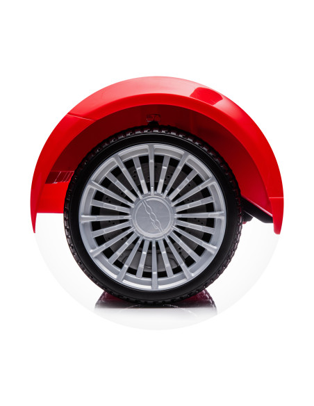 Електрическа кола FIAT 500 червена