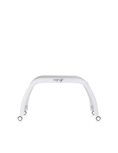 Кошара-люлка с LED дисплей "Sogno" сива