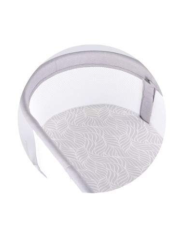 Кошара-люлка с LED дисплей "Sogno" сива