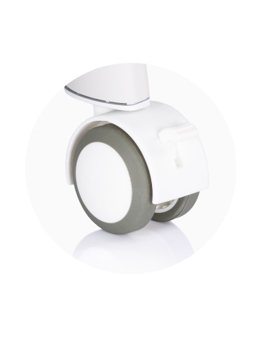 Кошара-люлка с LED дисплей "Sogno" сива