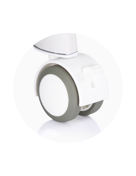 Кошара-люлка с LED дисплей "Sogno" сива