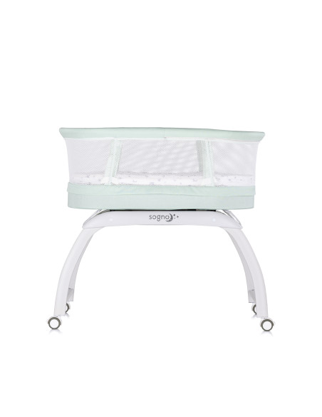 Кошара-люлка с LED дисплей "Sogno" зелен