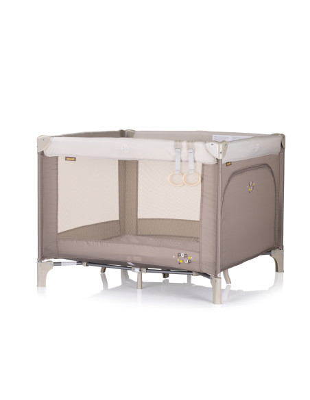 Преносима кошара за игра Pop Up Мече беж