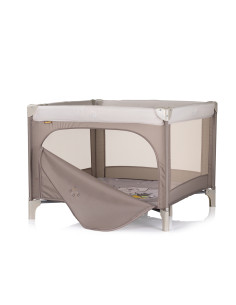 Преносима кошара за игра Pop Up Мече беж 2