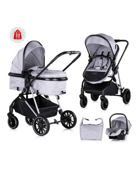 Детска количка "Аура" облачно сиво